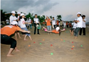 Game team building gỡ mìn