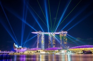 Marina Bay Sands Light Show, Singapore