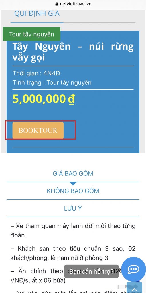 Hướng dẫn thanh toán với tính năng Ví tiền trên website của Netviet Travel